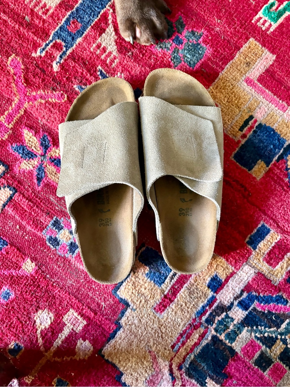 Birkenstock Solana Suede Slide Sandals in Taupe 39. 8.5. Barely worn